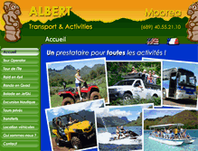 Tablet Screenshot of albert-transport.net